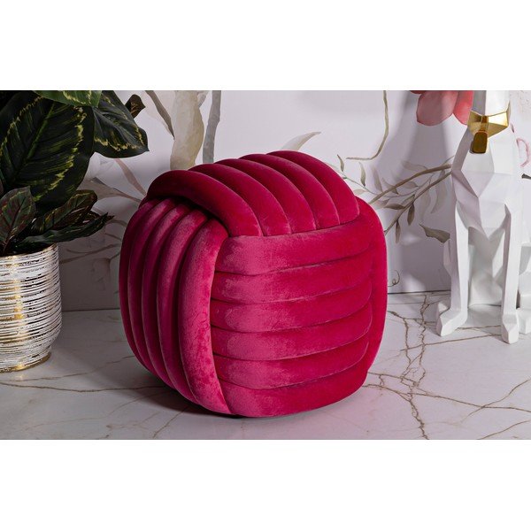 Rožnat žameten tabure Softy – Mauro Ferretti-image-1