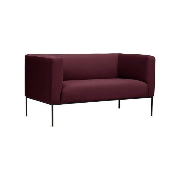 Bordo rdeč dvosed Windsor & Co zofe Neptune-image-1