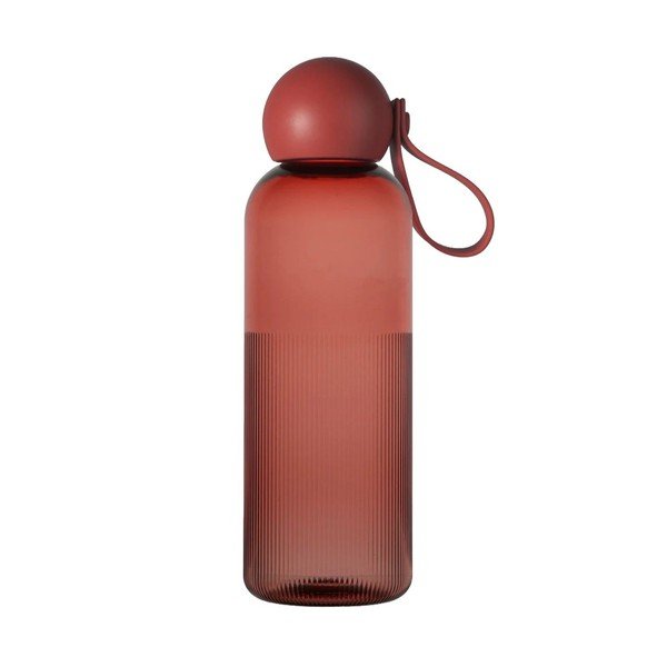 Bordo rdeča steklenica za vodo za na pot iz reciklirane plastike 600 ml Ture – Sagaform