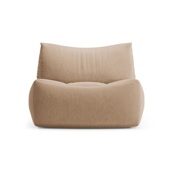 Bež žameten fotelj Tove – Micadoni -image-2