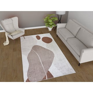 Kremno bel pralen tekač 80x200 cm Sandy Rocks – Vitaus