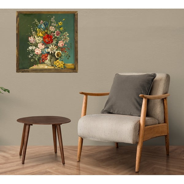 Stenska slika Vintage Flowers, 50 x 50 cm-image-1