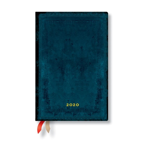 Moder dnevnik za leto 2020 v trdi vezavi Paperblanks Calypso, 368 strani