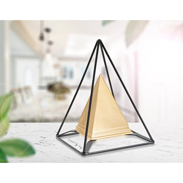 Kovinski kipec v zlati barvi Mauro Ferretti Piramid-image-3