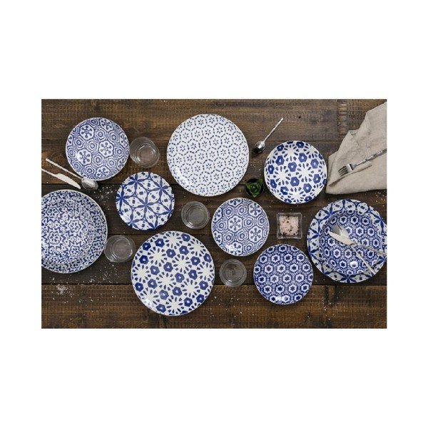 Jedilni servis iz porcelana 18 kos Dark Bodrum - VDE Tivoli 1996-image-2