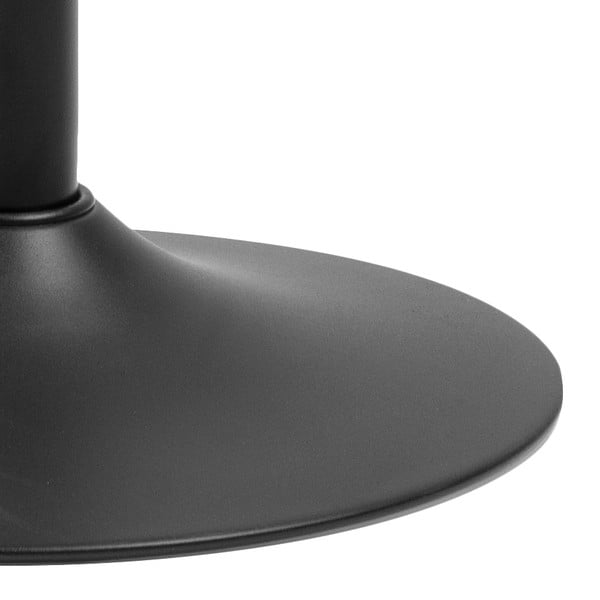 Črn kovinski barsko stol z nastavljivo višino (višina sedeža 59 cm) Finch – Actona-image-3