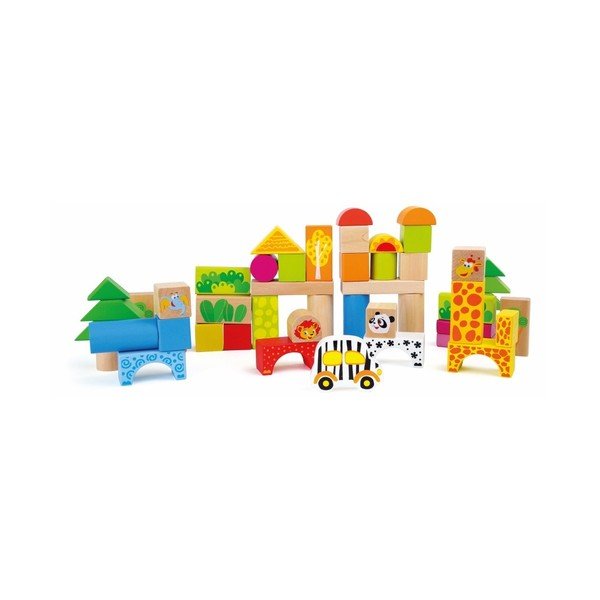 Leseni gradbeni set Legler Blocks