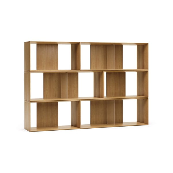 Sistem modularnih polic v hrastovem dekorju 6 ks 168x114 cm Litto – Kave Home-image-2
