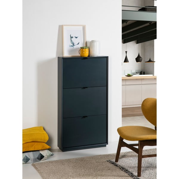 Petrolejsko modra omara za čevlje s 3 predali Marckeric Luka-image-1