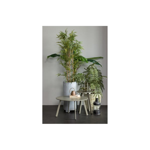 Zelena železna vrtna mizica WOOD Fer, ø 40 cm-image-4