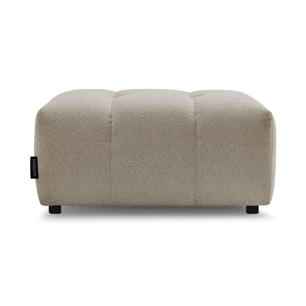 Bež tabure iz šenilje Roxelane – Bobochic Paris