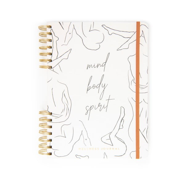 A4 dnevnik dobrega počutja 200 strani Mind Body Spirit – DesignWorks Ink