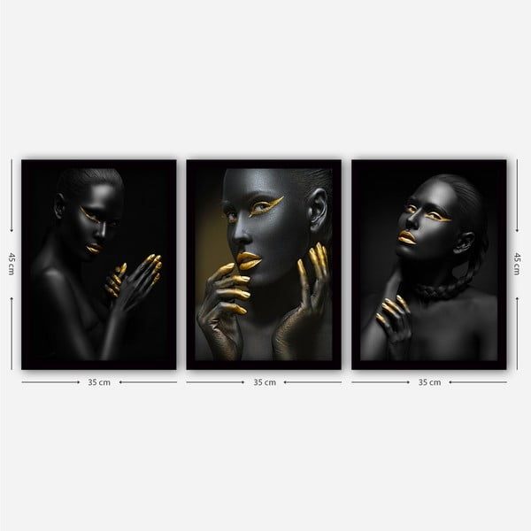 Slike v kompletu 3 ks 35x45 cm – Wallity-image-2