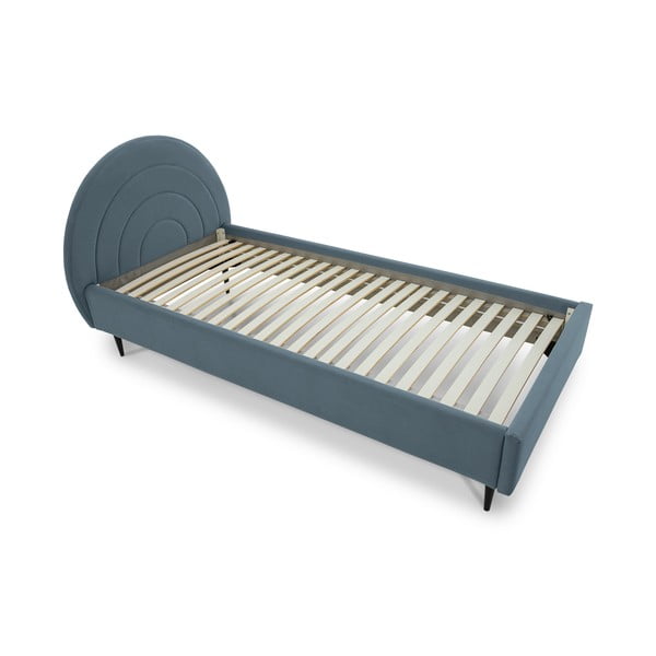 Modra otroška postelja 90x200 cm Rainbow – Scandic-image-2