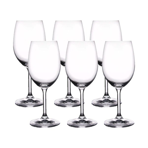 Kozarci v kompletu 6 ks za vino 450 ml Lara – Orion