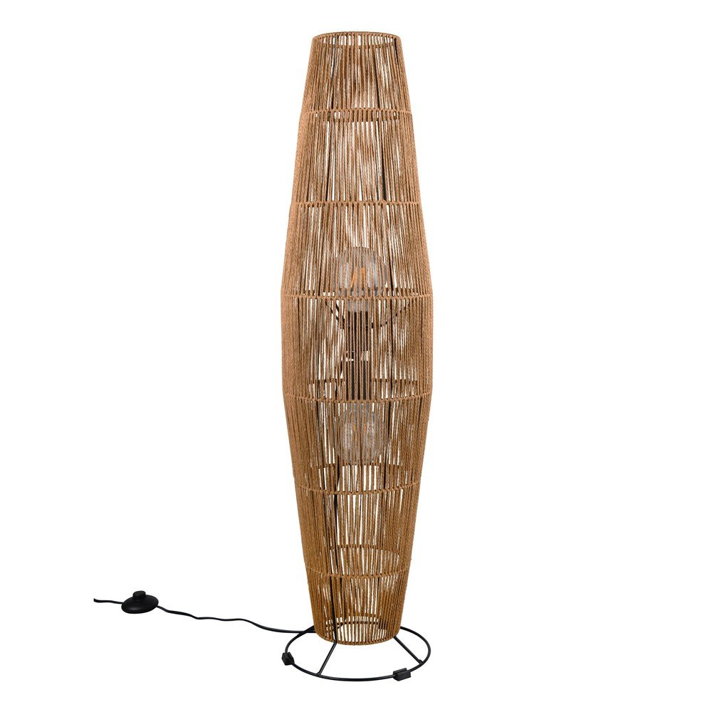 Stoječa svetilka v naravni barvi (višina 103 cm) Miki