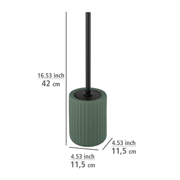Zelen keramična WC ščetka Wenko Belluno-image-1