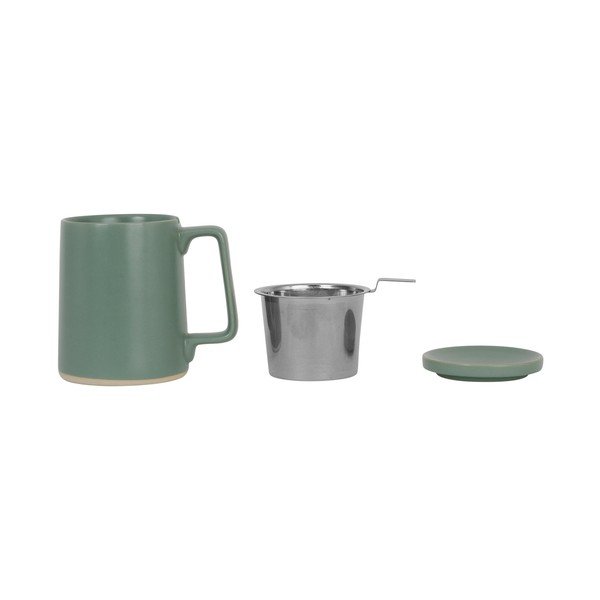 Kaki zelena lončena skodelica 500 ml Verde - Sema-image-3