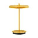 Rumena kovinska LED namizna svetilka s kovinskim senčilom (višina 31 cm) Asteria Move – UMAGE