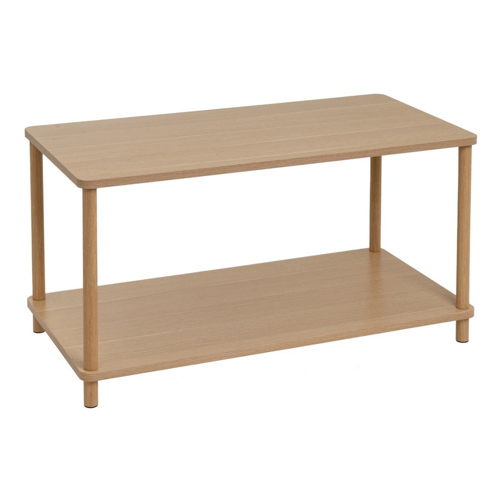 Klubska mizica v naravni barvi 40x80 cm Gaia