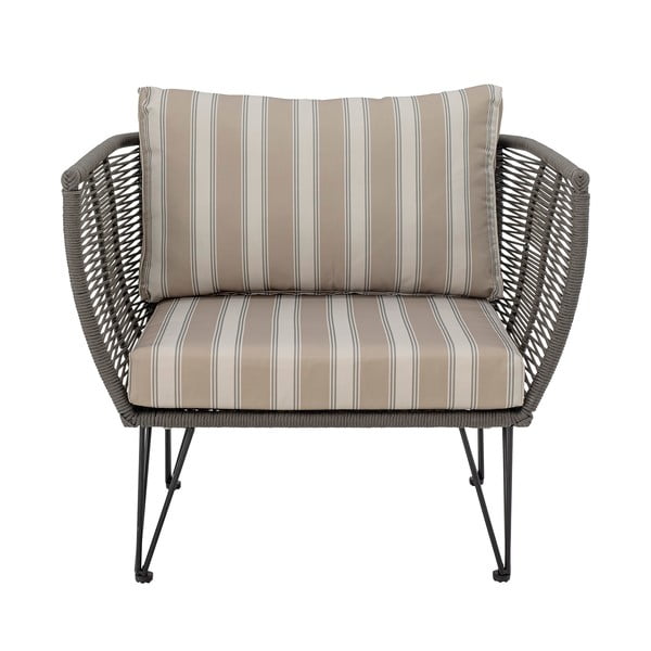 Bež oblazinjen vrtni fotelj Mundo – Bloomingville-image-2