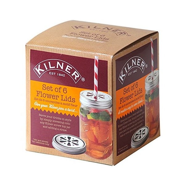 Komplet 6 okrasnih pokrovov za kozarce Kilner-image-3