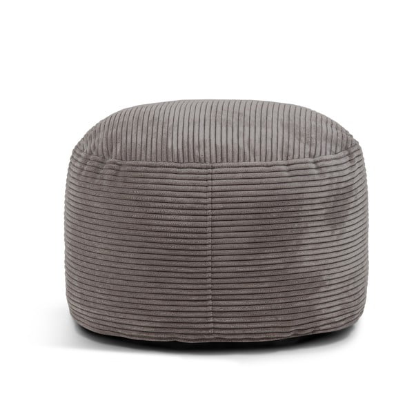 Črn tabure iz rebrastega žameta Om 60 – SLOWDOWN-image-3