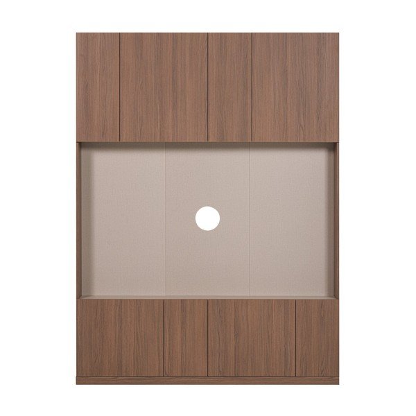 Modularni TV komplet v temni naravni barvi 160x215 cm Build – WOOOD-image-2