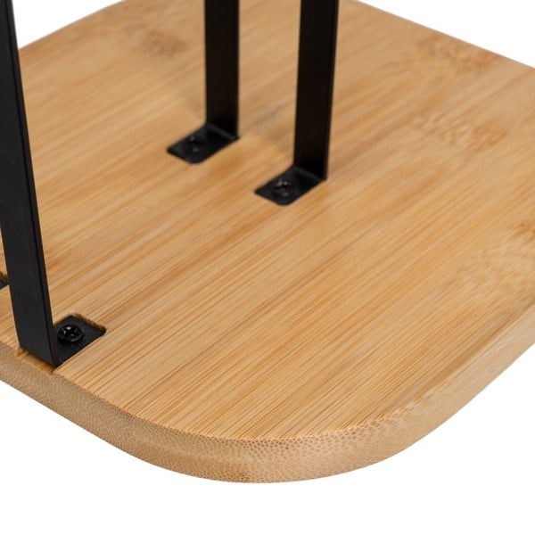 Kovinsko stojalo za papirnate brisače v črni in naravni barvi– Casa Selección-image-3