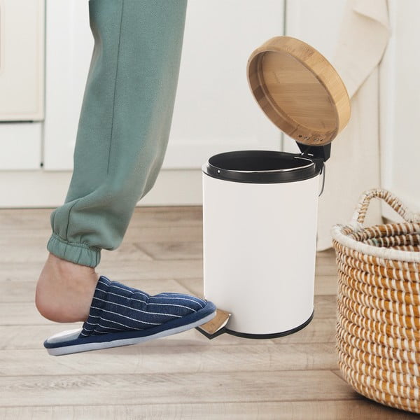 Kovinski koš za smeti s pedalom 3 l – Orion-image-1