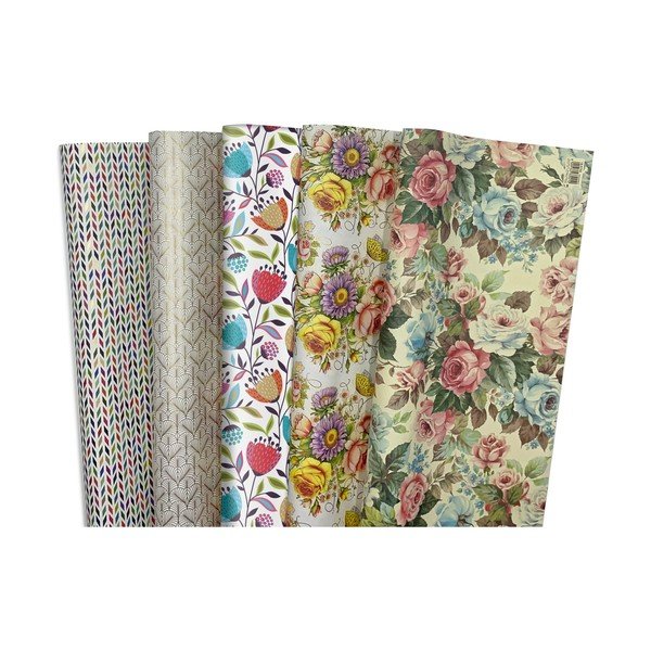 Darilni papir v kompletu 5 ks Prestige – Kartos