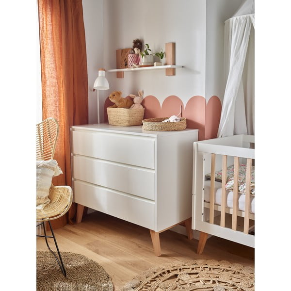 Bela otroška komoda Pinio Swing, 100 x 92 cm-image-1