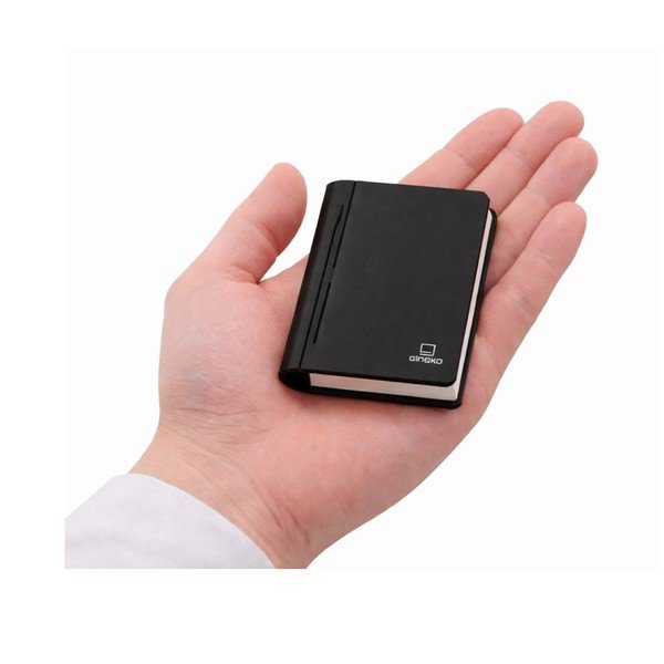 Črna prenosljiva svetlobna dekoracija na USB BookLight – Gingko