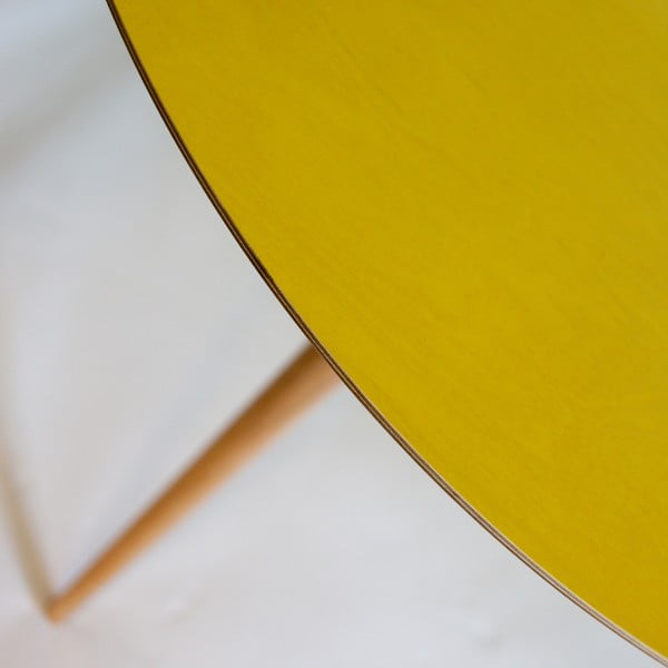 Rumena jedilna miza Ragaba Triad-image-1