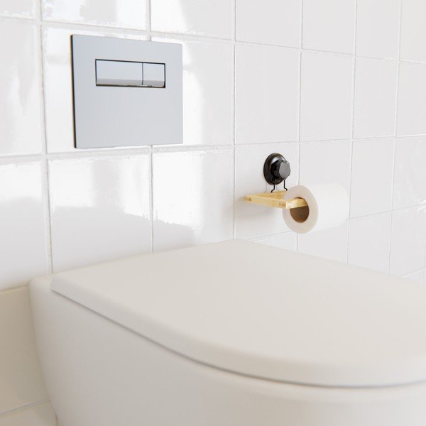 Bambusov samonosilni držalo za toaletni papir Compactor Bestlock SPA-image-4