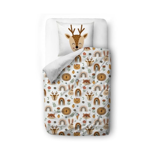 Otroška posteljnina za otroško posteljico iz bombažnega satena 100x130 cm Little Boho – Butter Kings