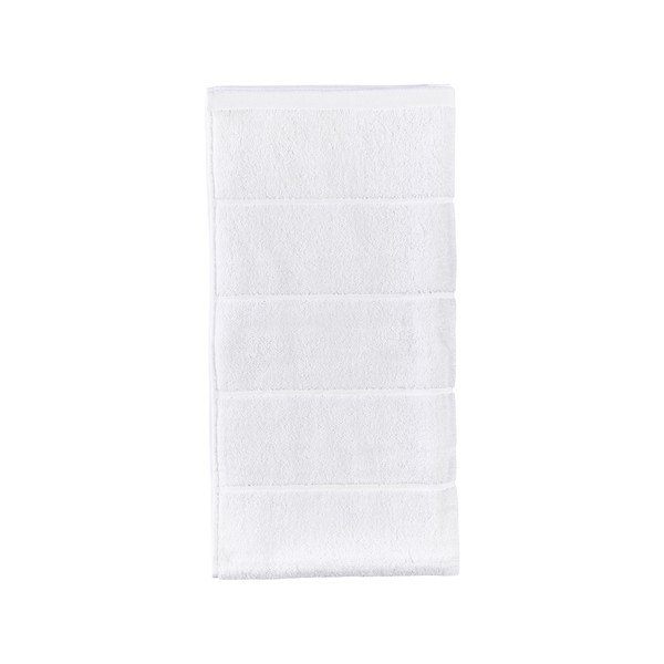 Bela frotirna bombažna brisača 50x100 cm Sauna – Zone