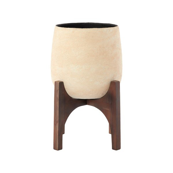 Kovinski okrasni cvetlični lonec ø 36 cm Karuna – Light & Living-image-3