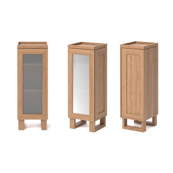 Kopalniška omarica iz hrastovega lesa Wireworks Mezza-image-3