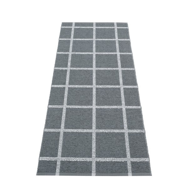 Antracitno siv zunanji in notranji tekač 70x225 cm Ada Granit – Pappelina