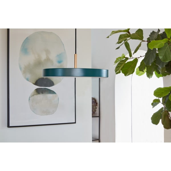 Temno zelena LED viseča svetilka s kovinskim senčnikom ø 31 cm Asteria Mini – UMAGE-image-3