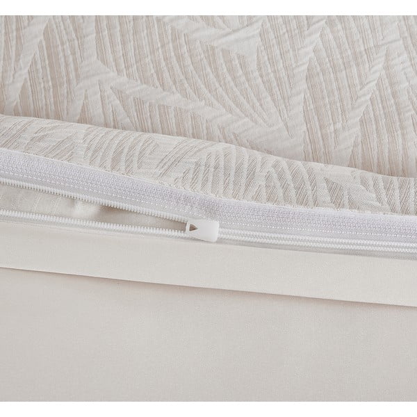 Bež enojna posteljnina iz žakarja 140x200 cm Florida – My House-image-3