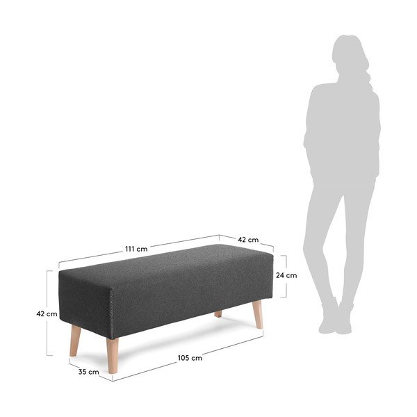 Temno siva klop Kave Home Lydia-image-4