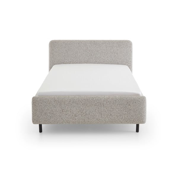 Bež oblazinjena zakonska postelja brez letvenega dna 140x200 cm Primo – Meise Möbel-image-3