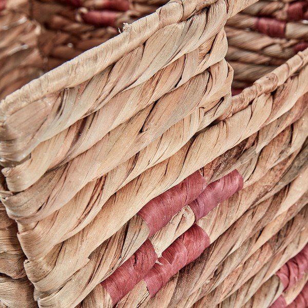 Rjava košara Kave Home Wooland, 35 x 32 cm-image-1