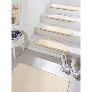 Komplet 15 krem preprog za stopnice Hanse Home Fancy, 23 x 65 cm