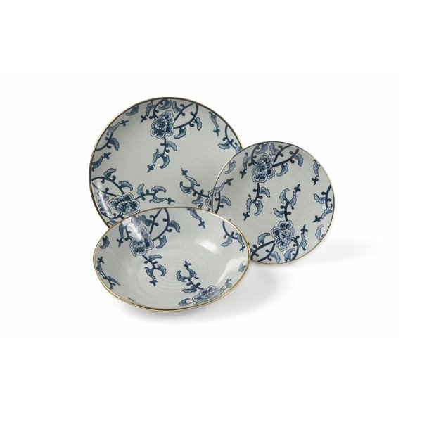 18-delni komplet porcelanastih krožnikov VDE Tivoli 1996 Hamasei-image-1