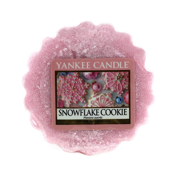 Dišeči vosek Yankee Candle Sugar Snowflake, trajanje vonja do 8 ur