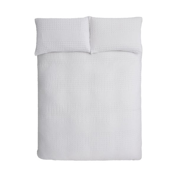 Belo bombažno posteljno perilo Ananas Slon Kaspan, 200 x 200 cm
