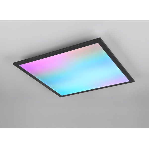 Črna LED stropna svetilka 44.5x44.5 cm Beta – Reality-image-1